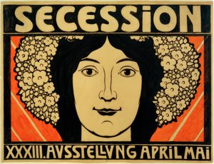 Diseño de cartel para la XXXIII Exposición de la Secesión